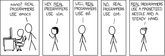 real programmers use